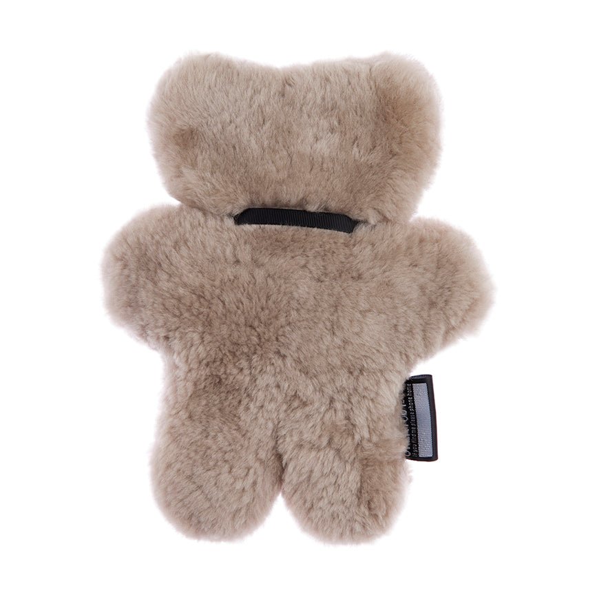 Flatout Bear - Latte - Toys - sheepskin teddy bear