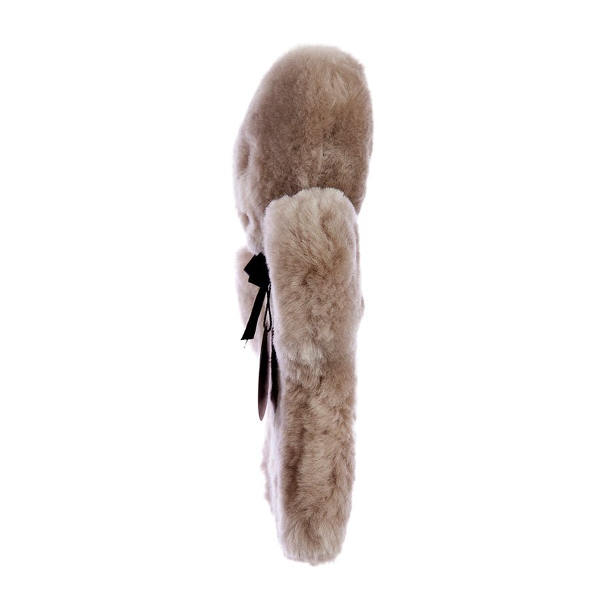 Flatout Bear - Latte - Toys - sheepskin teddy bear