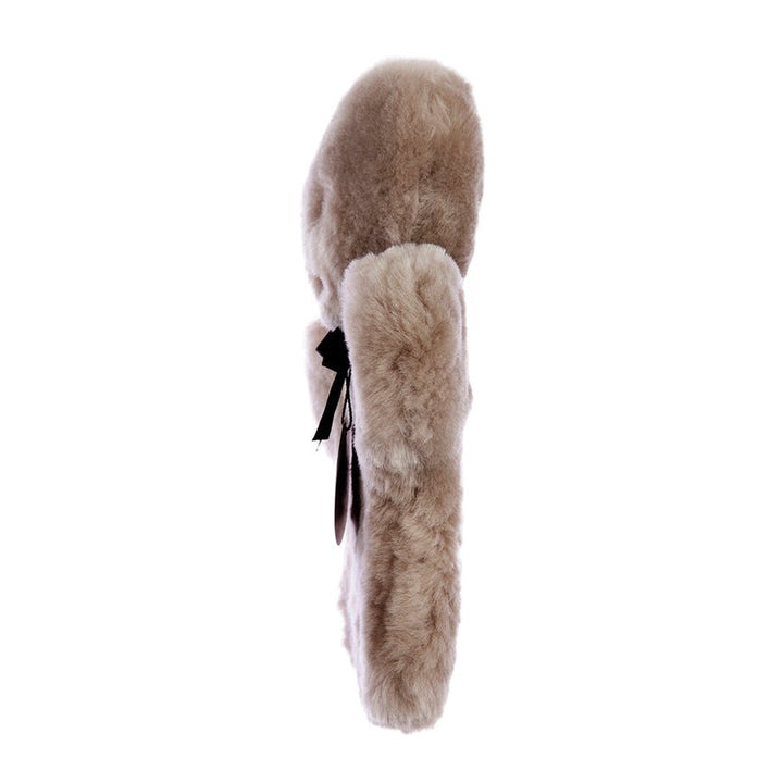 Flatout Bear - Latte - Toys - sheepskin teddy bear