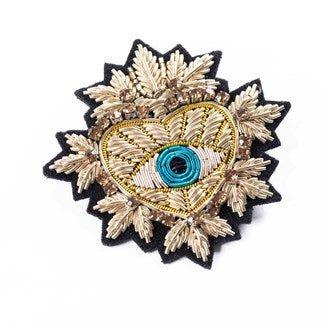 French Embroidered Brooches - Parisian Cool - Brooch