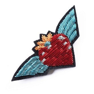 French Embroidered Brooches - Parisian Cool - Brooch
