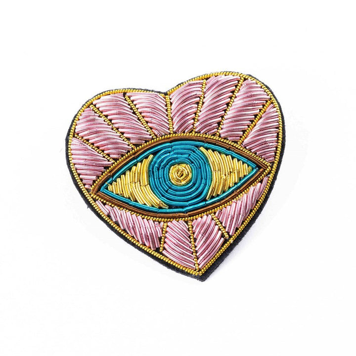 French Embroidered Brooches - Parisian Cool - Brooch