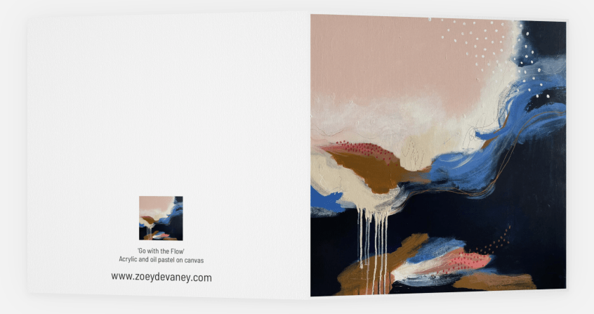 Greeting Card - Go With the Flow | Australian Artist - Art