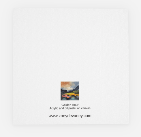 Greeting Card - Golden Hour | Australian Artist - Art