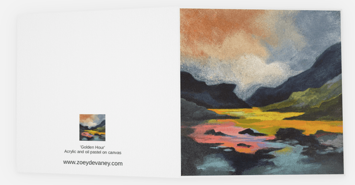 Greeting Card - Golden Hour | Australian Artist - Art