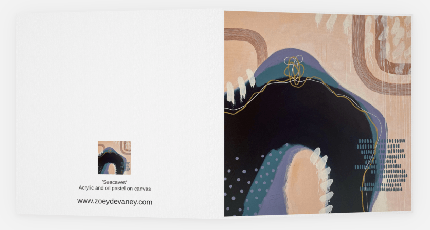 Greeting Card - Seacaves | Australian Artist - Art