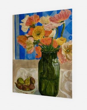 Greeting Card - Still Life with Blue Jug | Australian Artist - Greeting Card