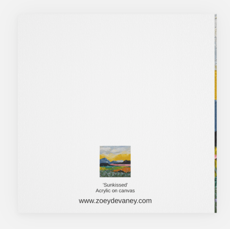 Greeting Card - Sunkissed | Australian Artist - Art