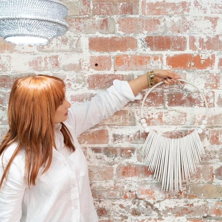 Indonesian Timber Tribal Necklace – Handcrafted Statement Piece - Art