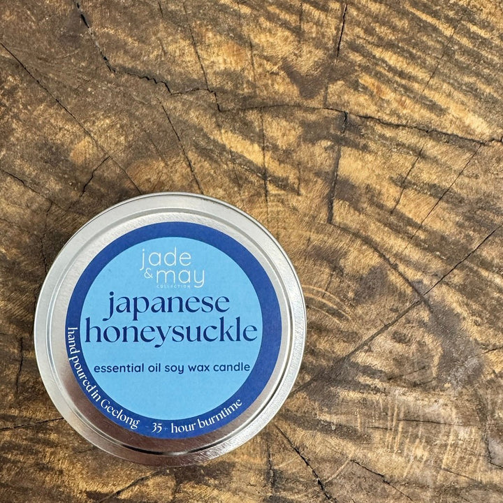 Japanese Honeysuckle Soy Candle - Essential Oil Candles - Candles