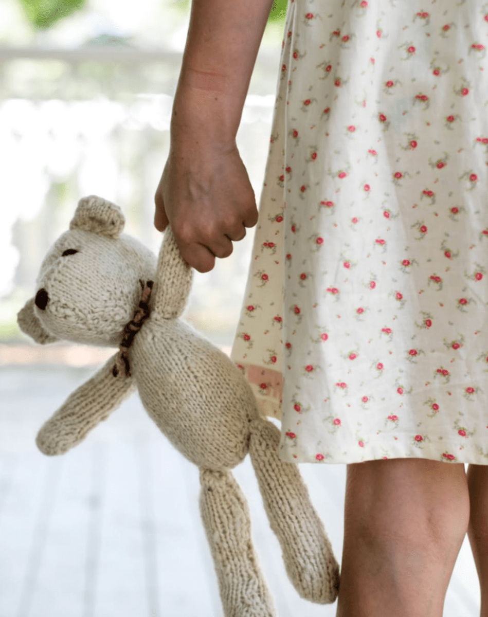 Kenana Down Under | Cream Ditsy Teddy Bear - Toys