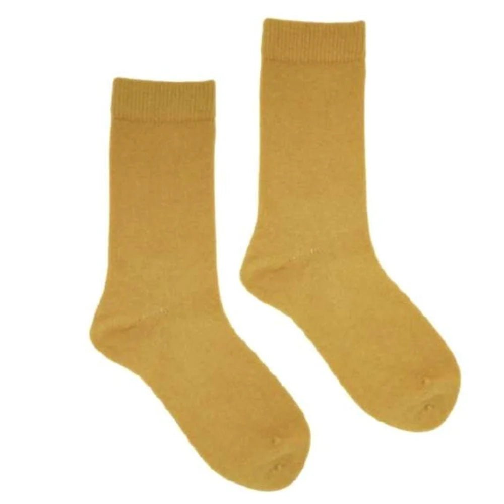 Klue Merino Wool Socks in Mustard - Socks