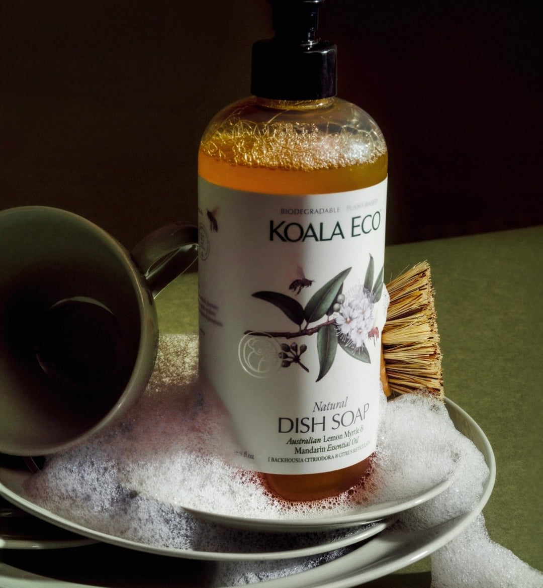 Koala Eco Kitchen Bundle - Dishwashing Liquid & Scrubbing Brush - Kitchen