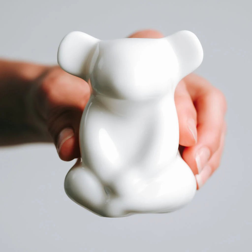 Koala - White Ceramic Ornament by Joey - Christmas Decorations