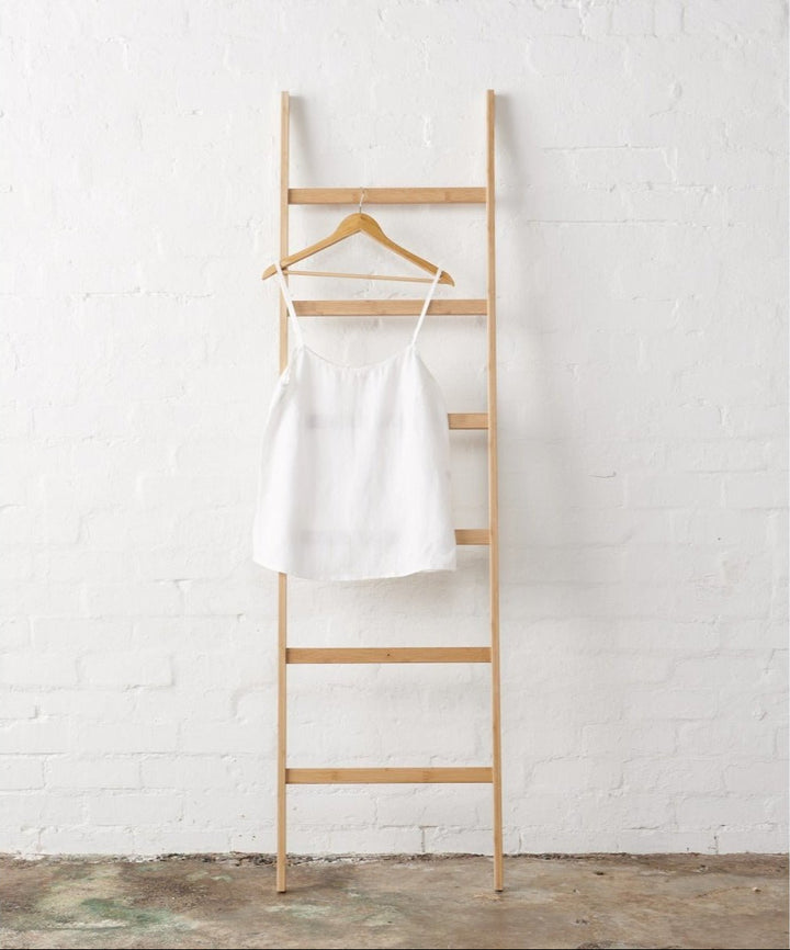 Linen Cami in White - Apparel - Everyday Basic