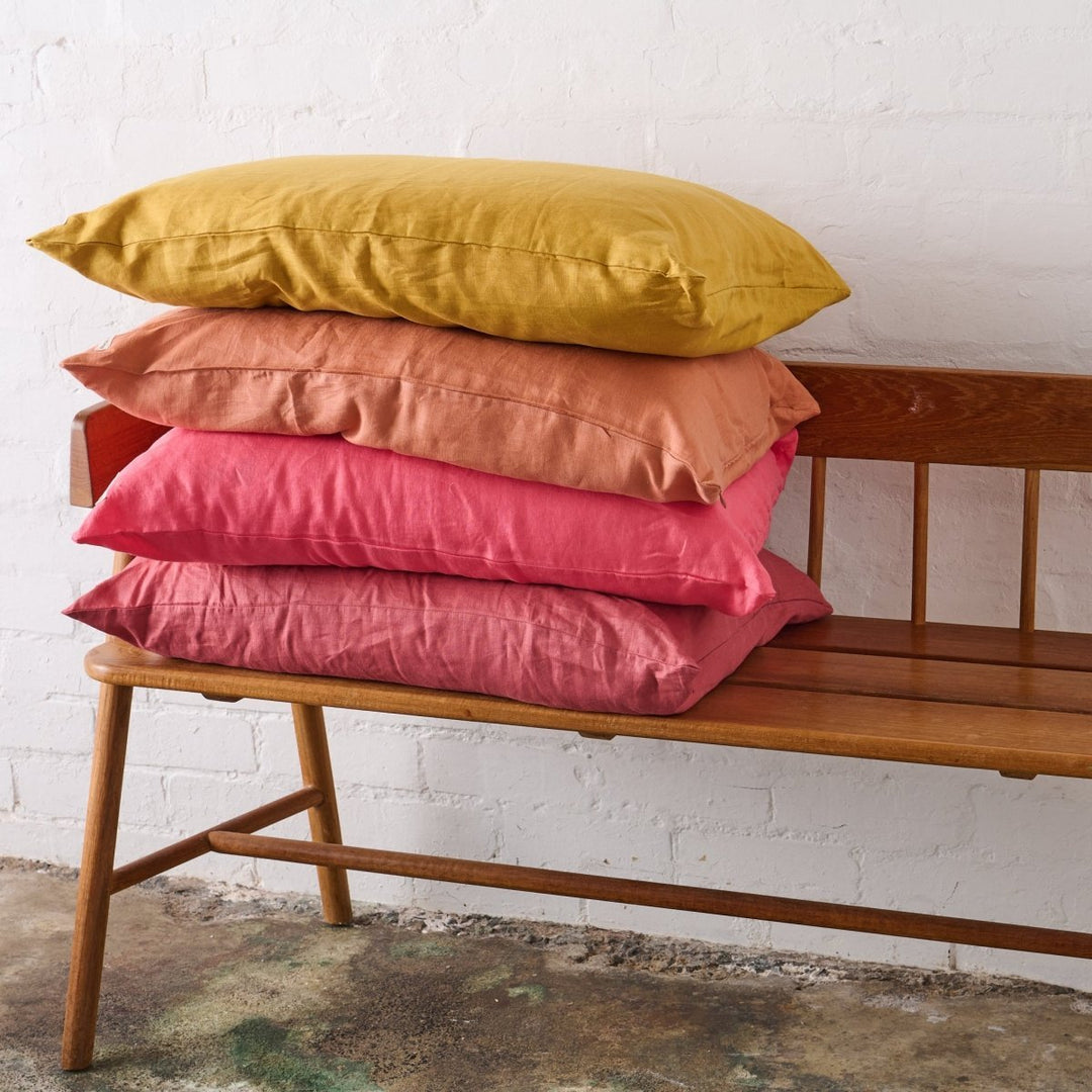 Linen Pillowcase - Earthy Tones - Pillowcase