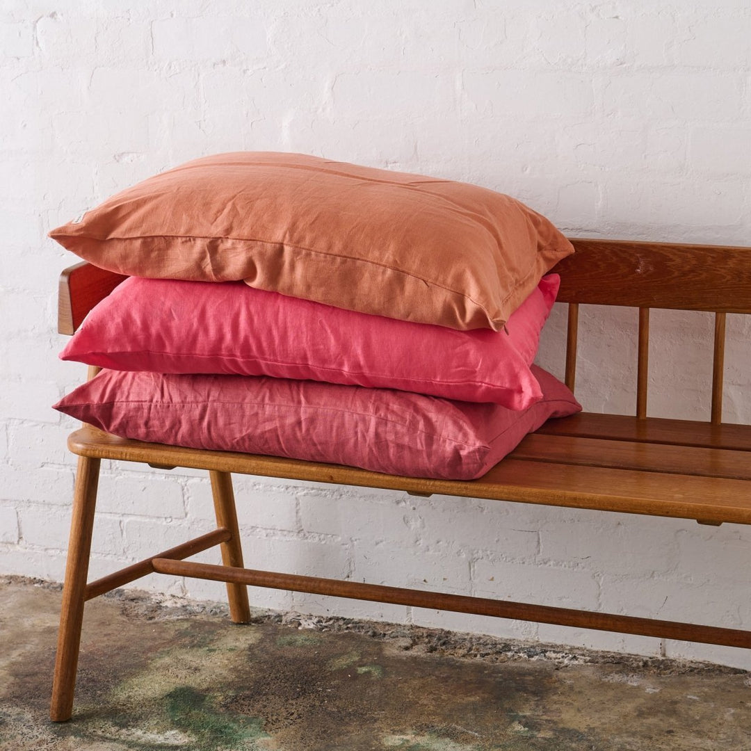 Linen Pillowcase - Earthy Tones - Pillowcase