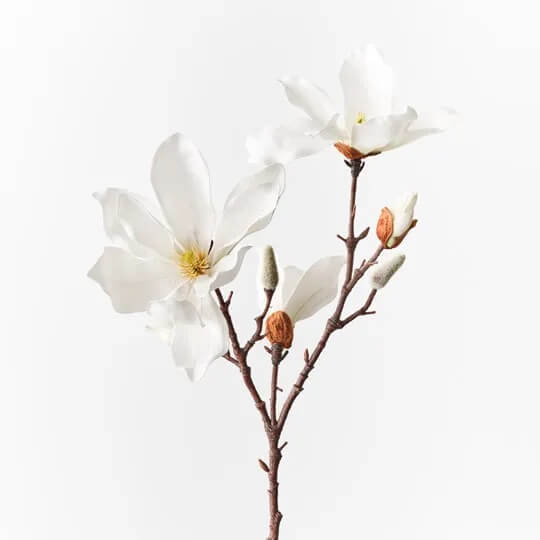 Magnolia Japanese Spray | Premium Artificial Flower Stem - Artificial Flowers & Greenery