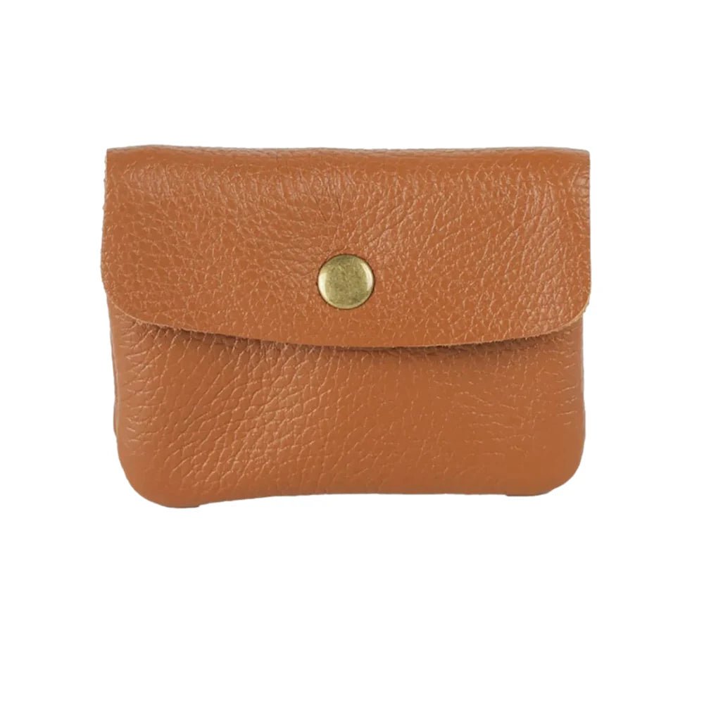 Maison Fanli Coin Purse in Dark Camel - Purse