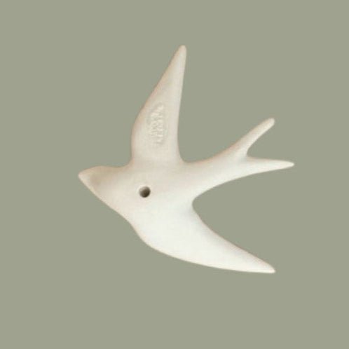 Monochromic French Ceramics - The Swallow (Volage) - Art