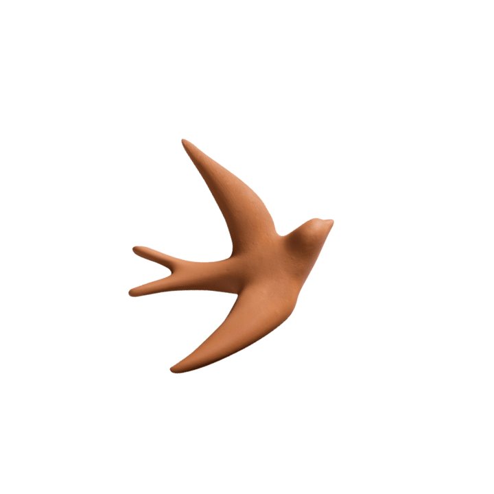 Monochromic French Ceramics - The Swallow (Volage) - Art