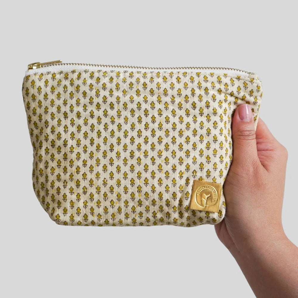 Offspring Project - Bollywood Fabric Beauty Bag - Fabric Purse