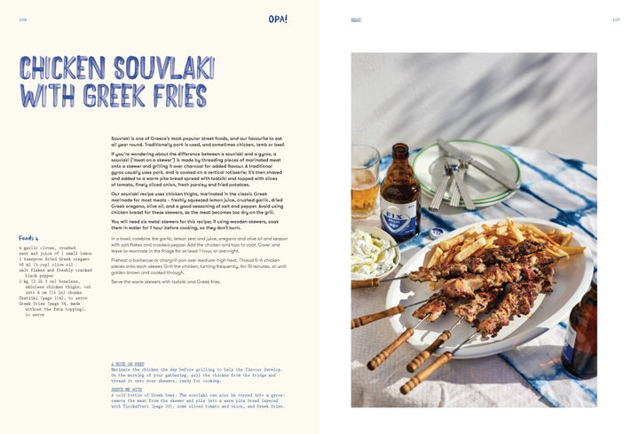 OPA! Recipes inspired by Greek Tavernas - Cookbook