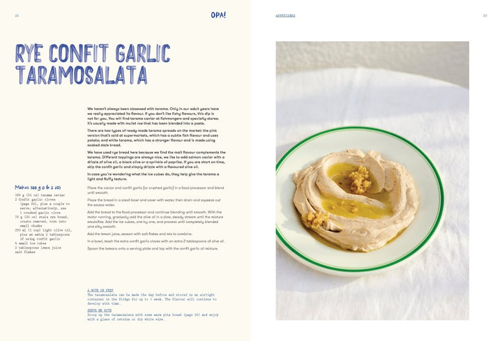 OPA! Recipes inspired by Greek Tavernas - Cookbook