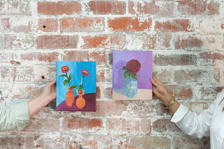 Original Artwork - Zinnia Love by Art Dove - Art