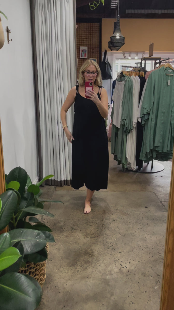 Bamboo Nightie in Black