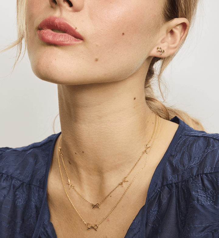 Ribbon Bow Necklace by Tiger Tree - Jewellery