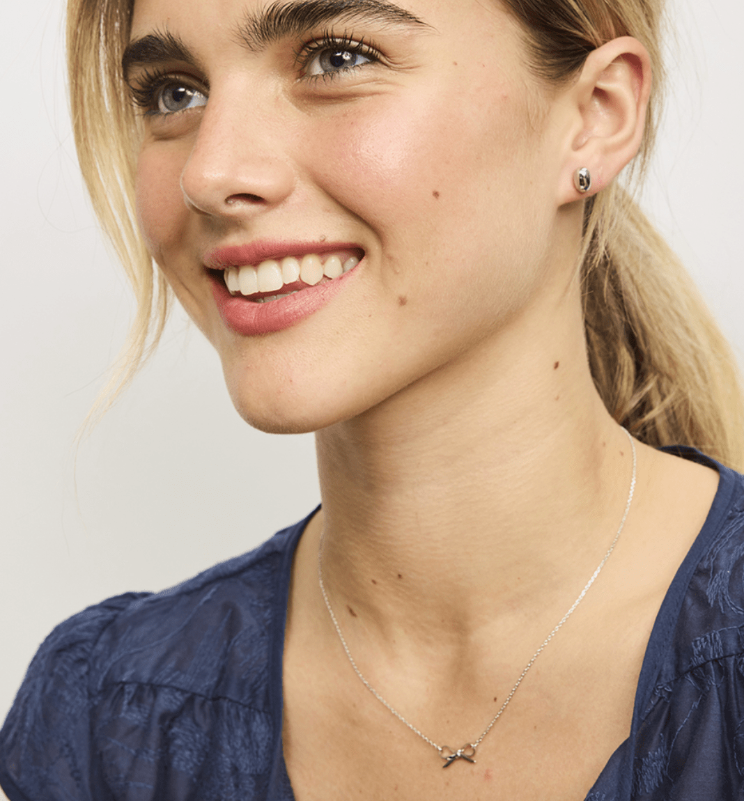 Ribbon Bow Necklace by Tiger Tree - Jewellery