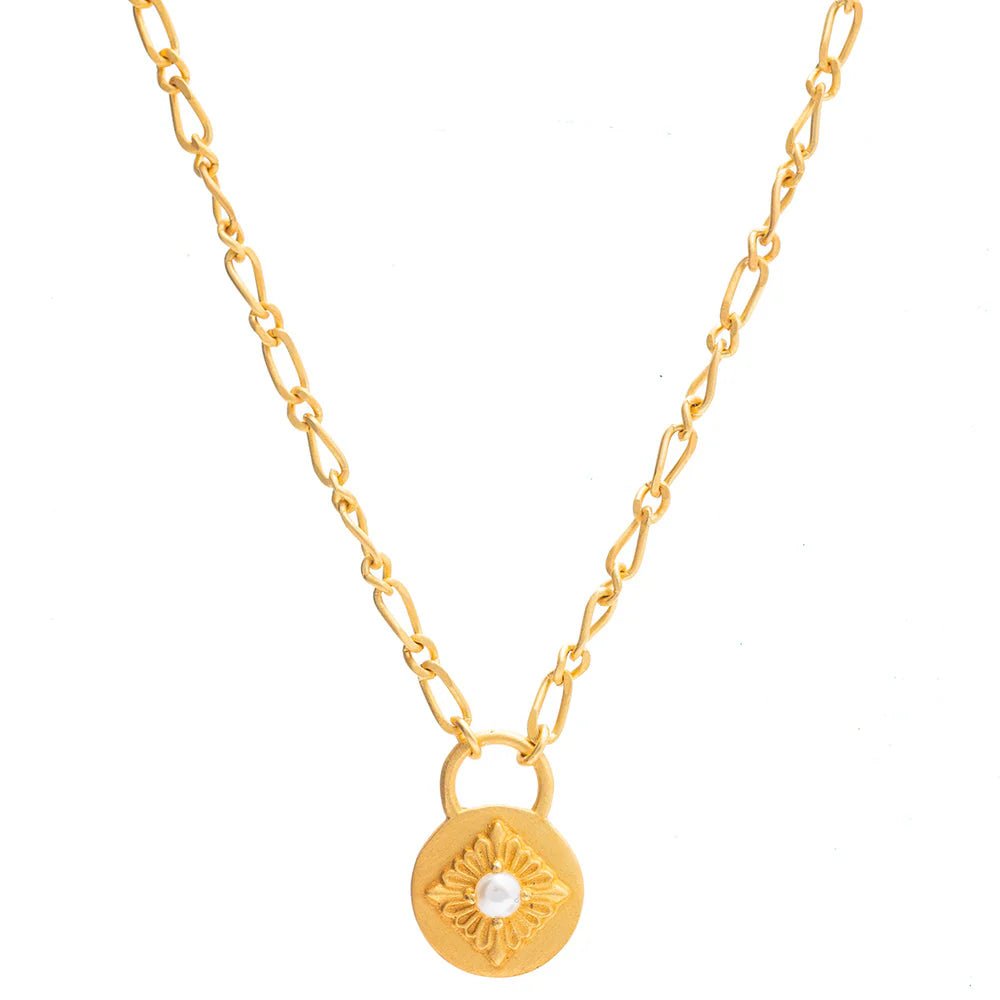 Rubyteva Designs - Arabesque Link Chain Necklace - Jewellery