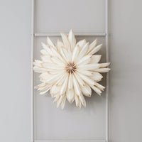 Snowflake Christmas Ornament by Nordic Rooms - Flaxseed Edge - Christmas Decorations