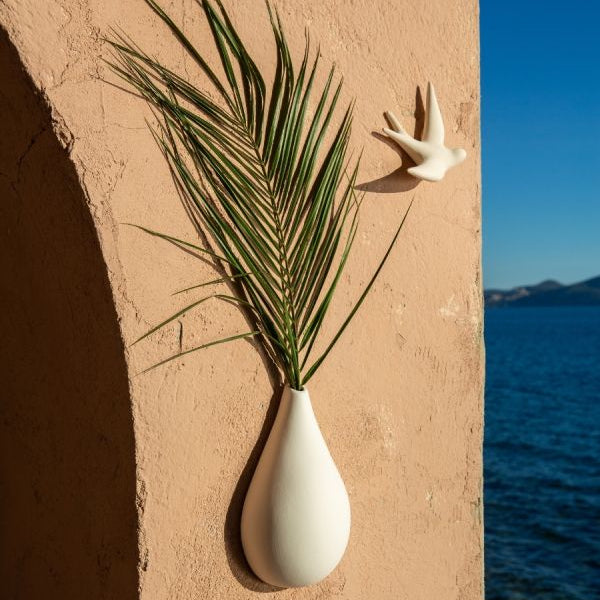 Monochromic French Ceramics - The Bud Vase