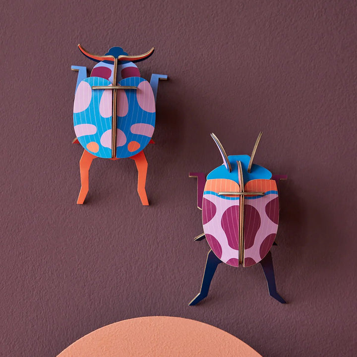 Studio Roof Wall Art: Beetles - Coccinelle Couple - For the wall
