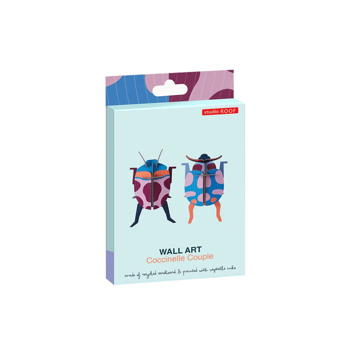 Studio Roof Wall Art: Beetles - Coccinelle Couple - For the wall
