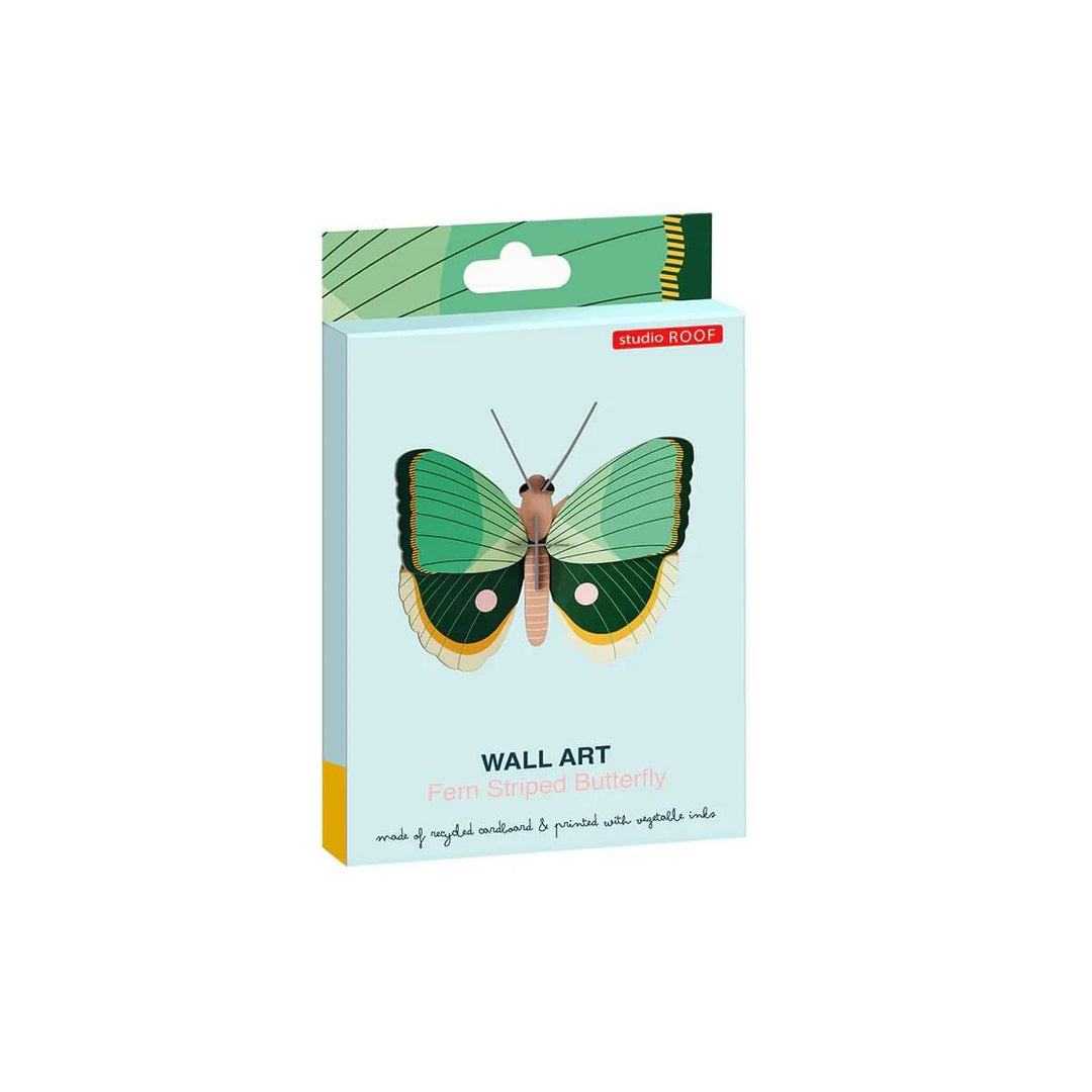 Studio Roof Wall Art: Fern Striped Butterfly - For the wall