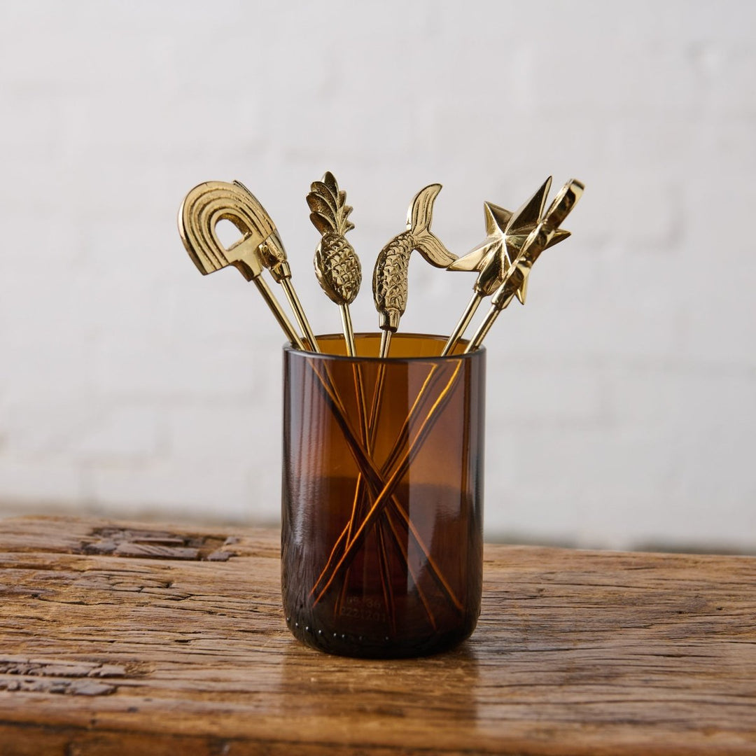Swizzle Stick in Brass - Brass