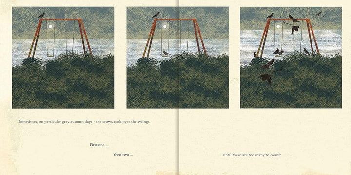 The Swing by Britta Teckentrup - Book