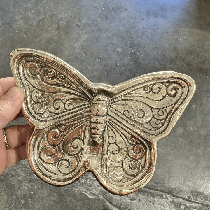 Trinket Dish - Brass Butterfly - Brass