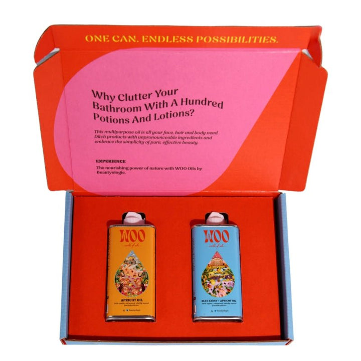 World of Oils - Argan & Apricot Oil Box Set - Bath and Body