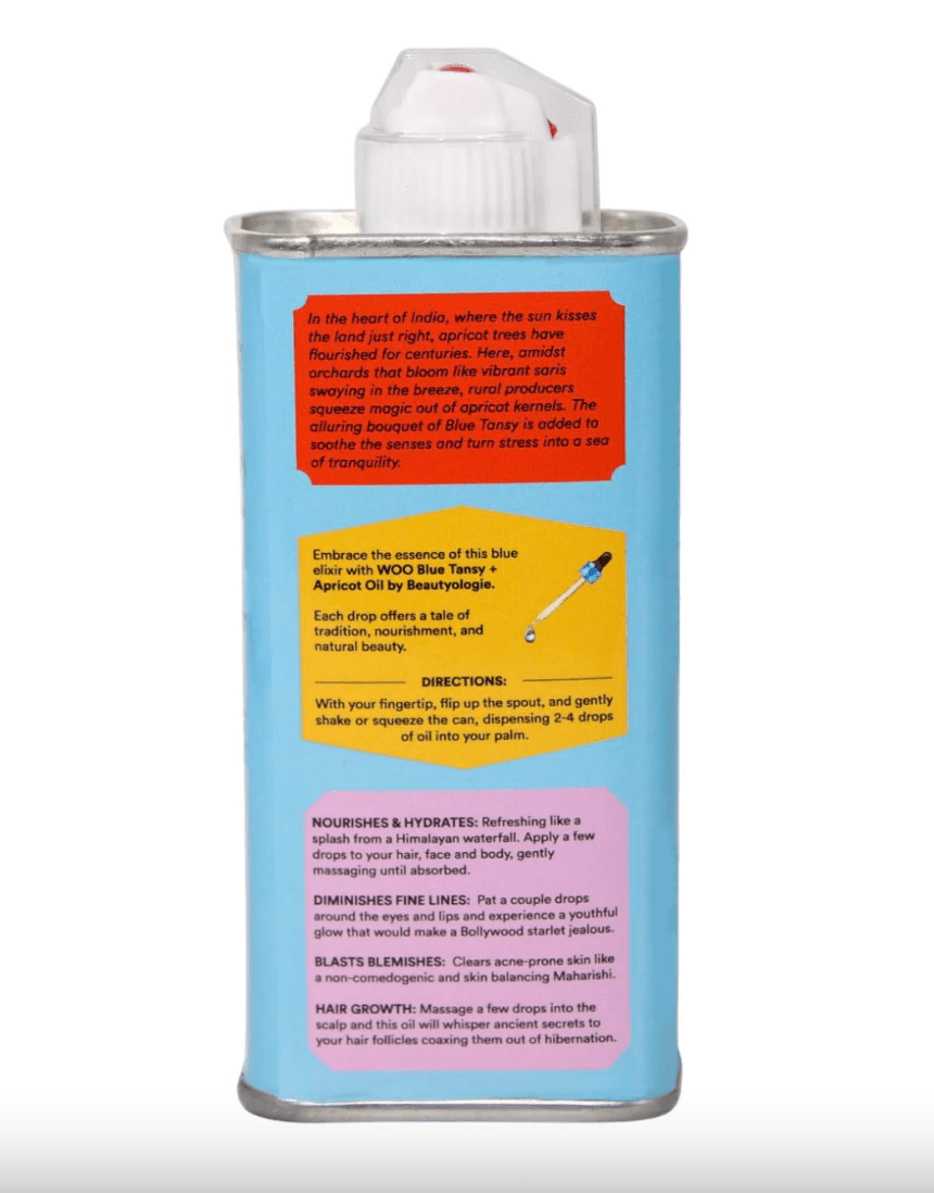 World of Oils - Blue Tansy + Apricot Oil - Bath and Body