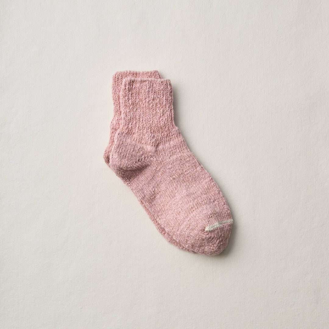 Yahae Organic Cotton Ankle Socks in Pink - Socks