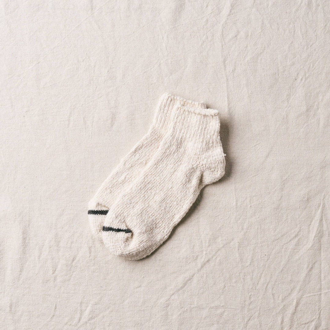 Yahae Organic Cotton Ankle Socks: Natural - Socks