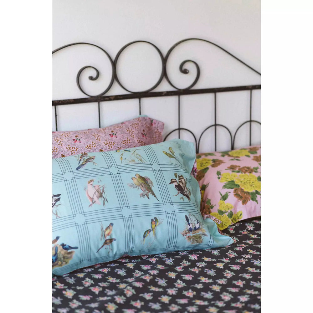 Australian Birds Pillowcase Set | Lazybones Australia - Pillow Case