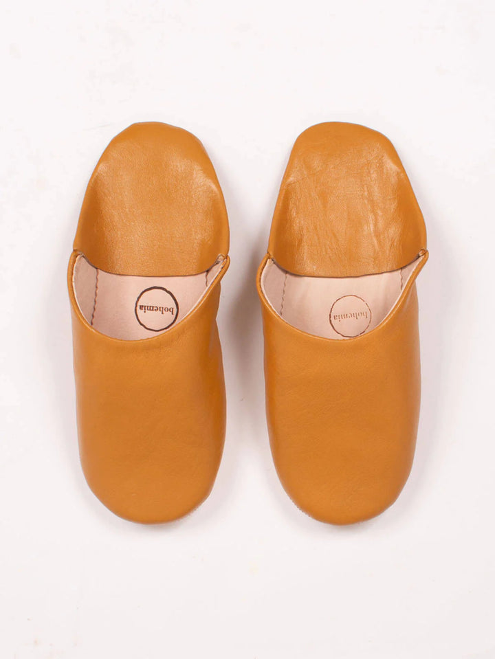 Babouche Moroccan Slippers - Ochre - Slippers