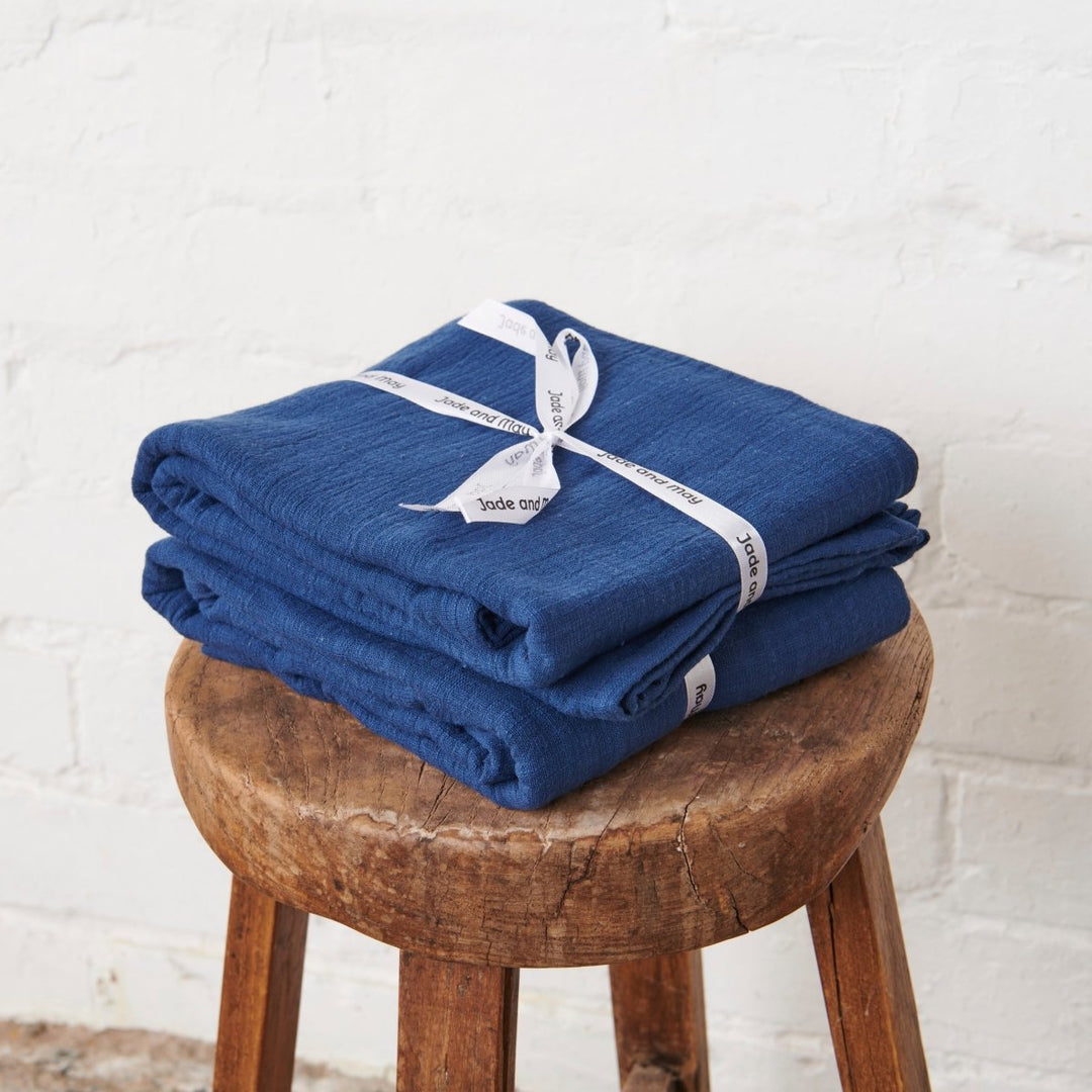 Baby Wrap Cotton - Navy - Baby Wrap