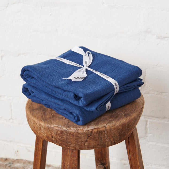 Baby Wrap Cotton - Navy - Baby Wrap