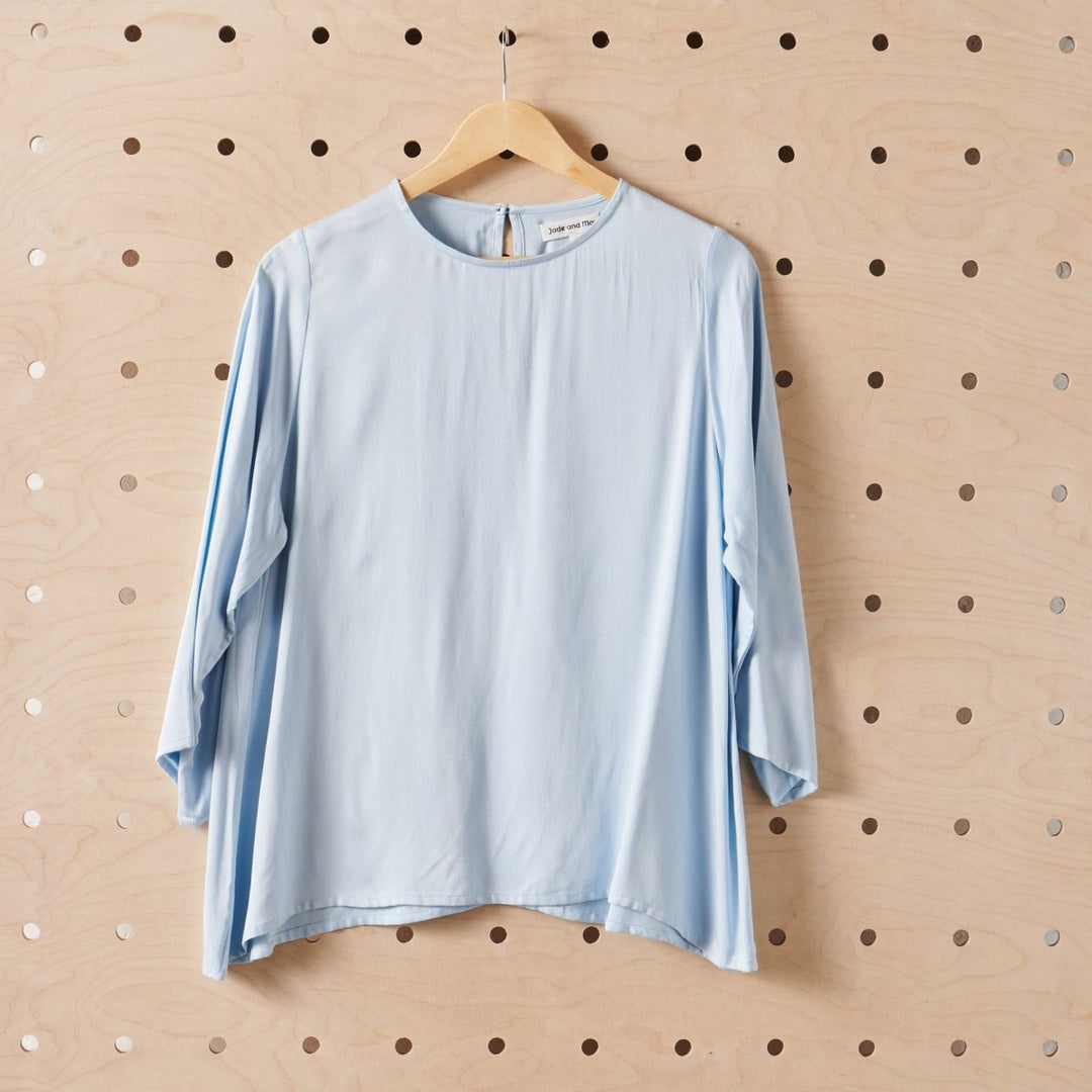 Bamboo Long Sleeve T-Shirt - Baby Blue - Separates
